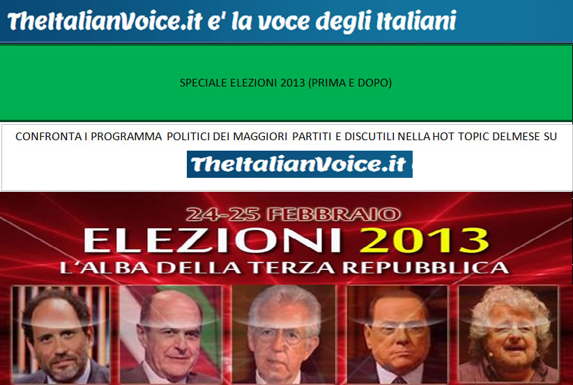 Speciale Elezioni 2013